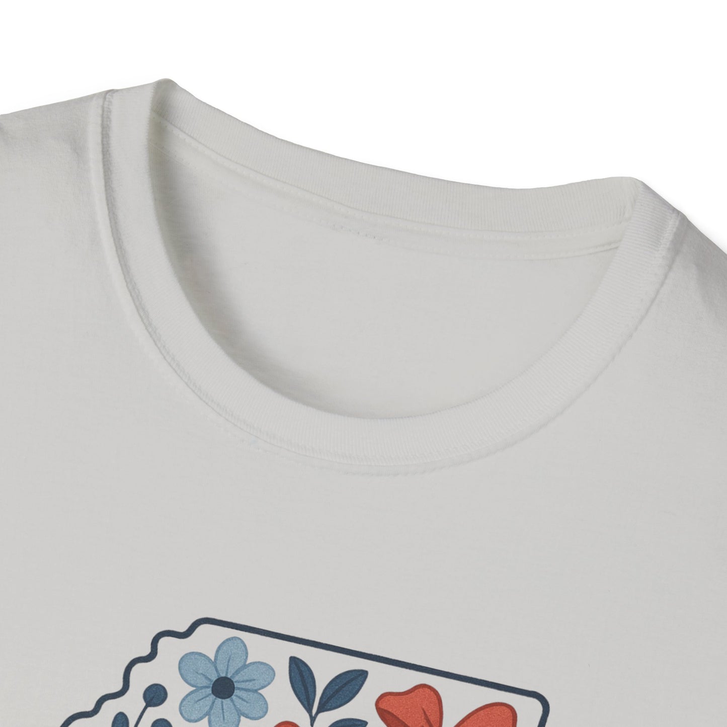 Mississippi Floral Unisex T-Shirt, Casual Tee, Gift for Her, Summer Apparel, Nature Lover Shirt, State Pride Clothing
