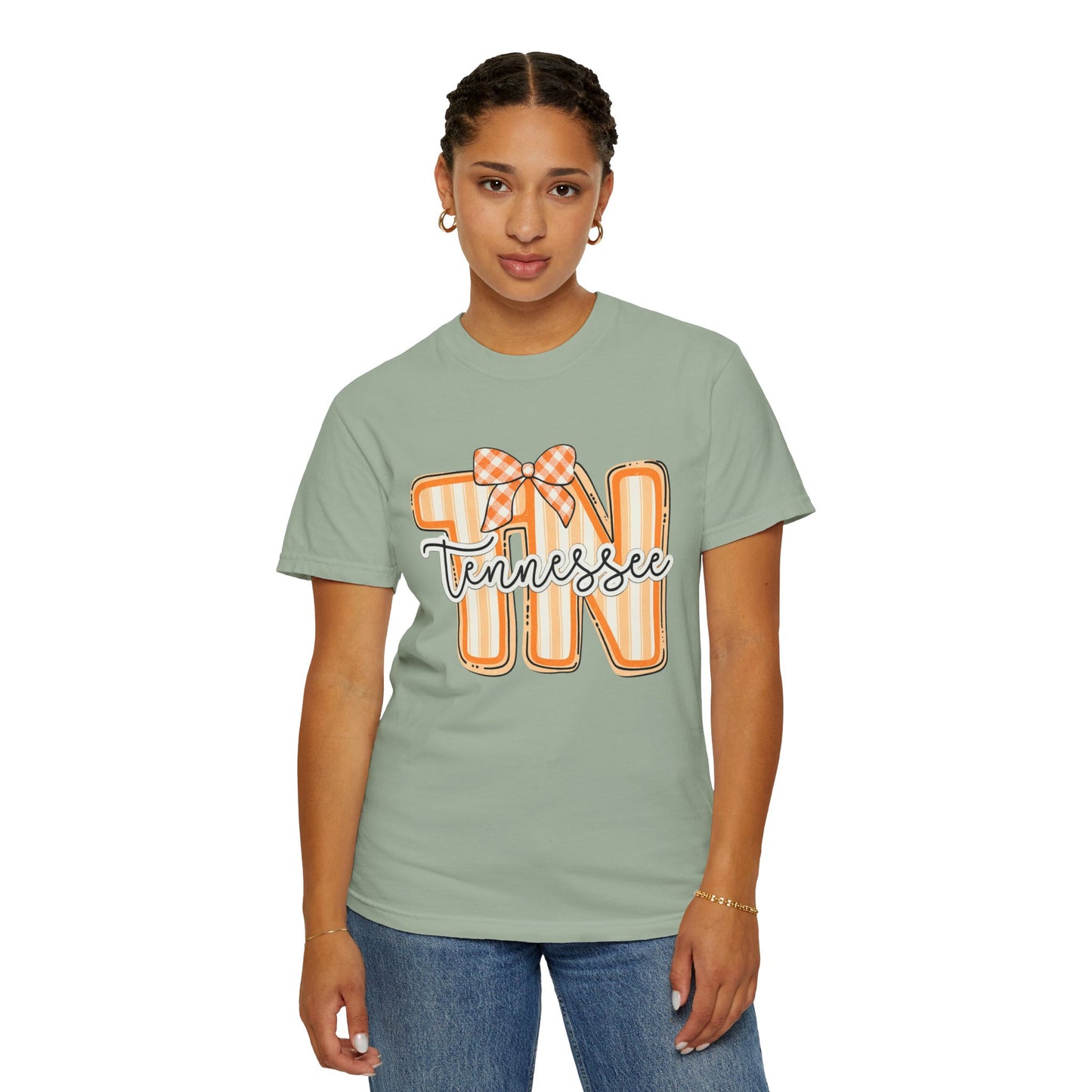T-Shirt Tennessee Bow State Southern Pride Casual Wear Gift