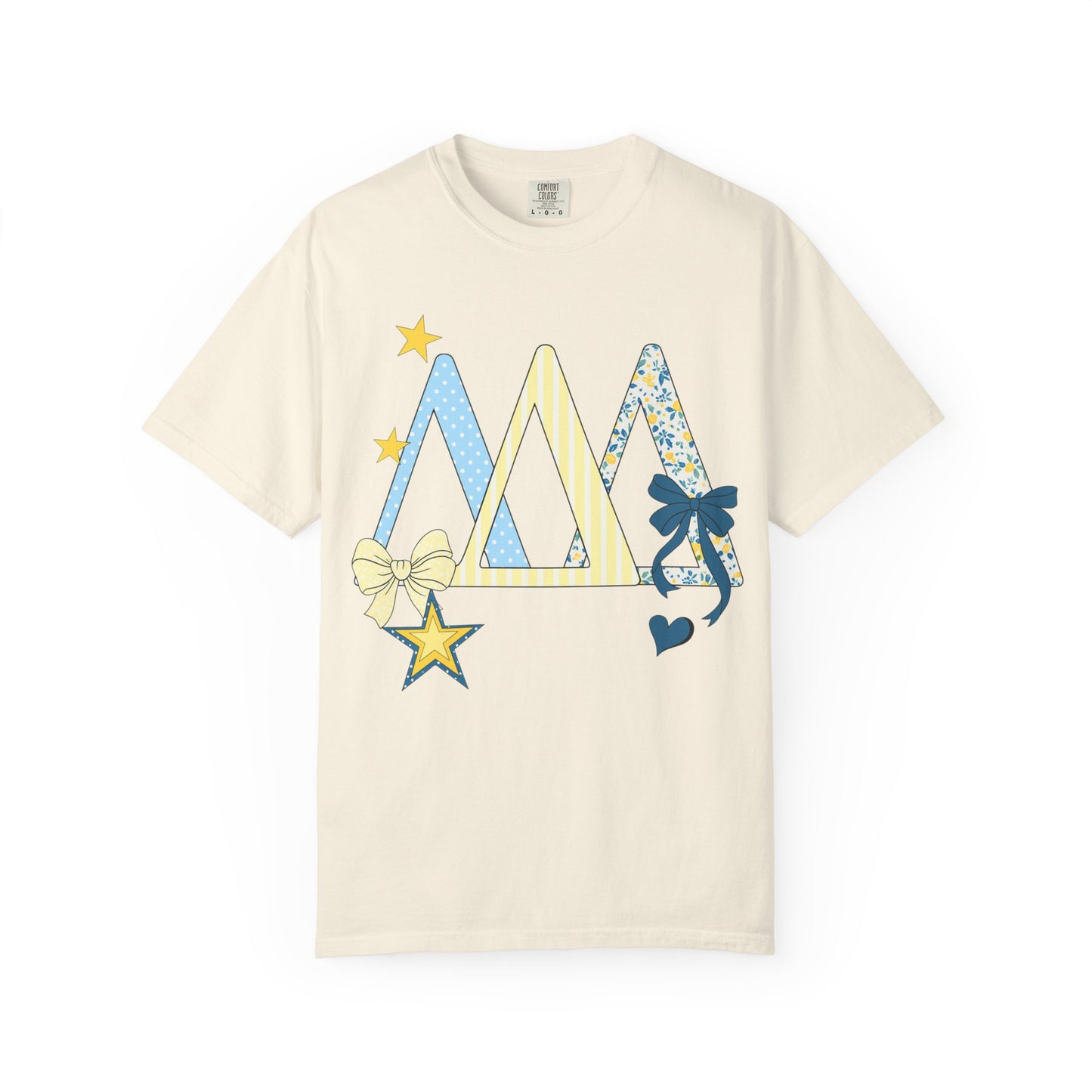 Whimsical yellow and blue Graphic T-Shirt