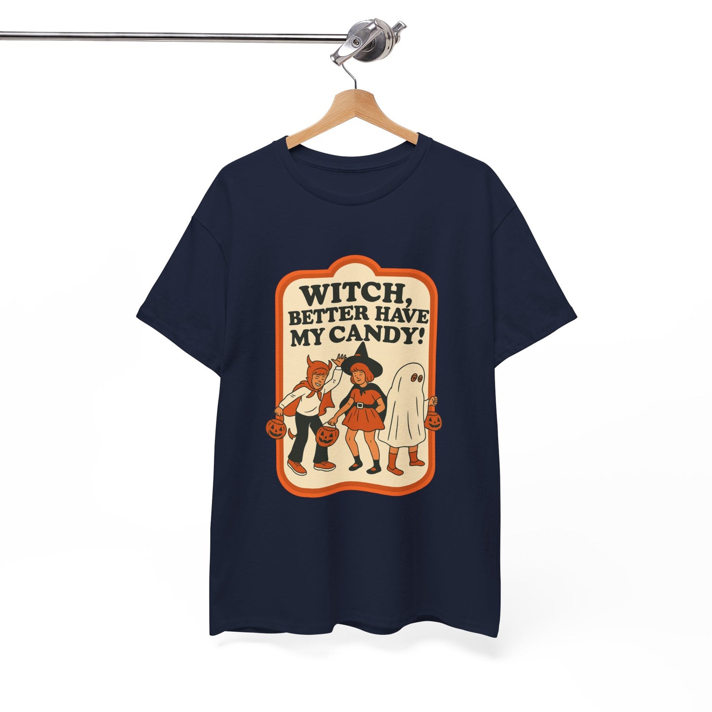 Halloween Witch Candy Tee - Unisex Cotton Shirt