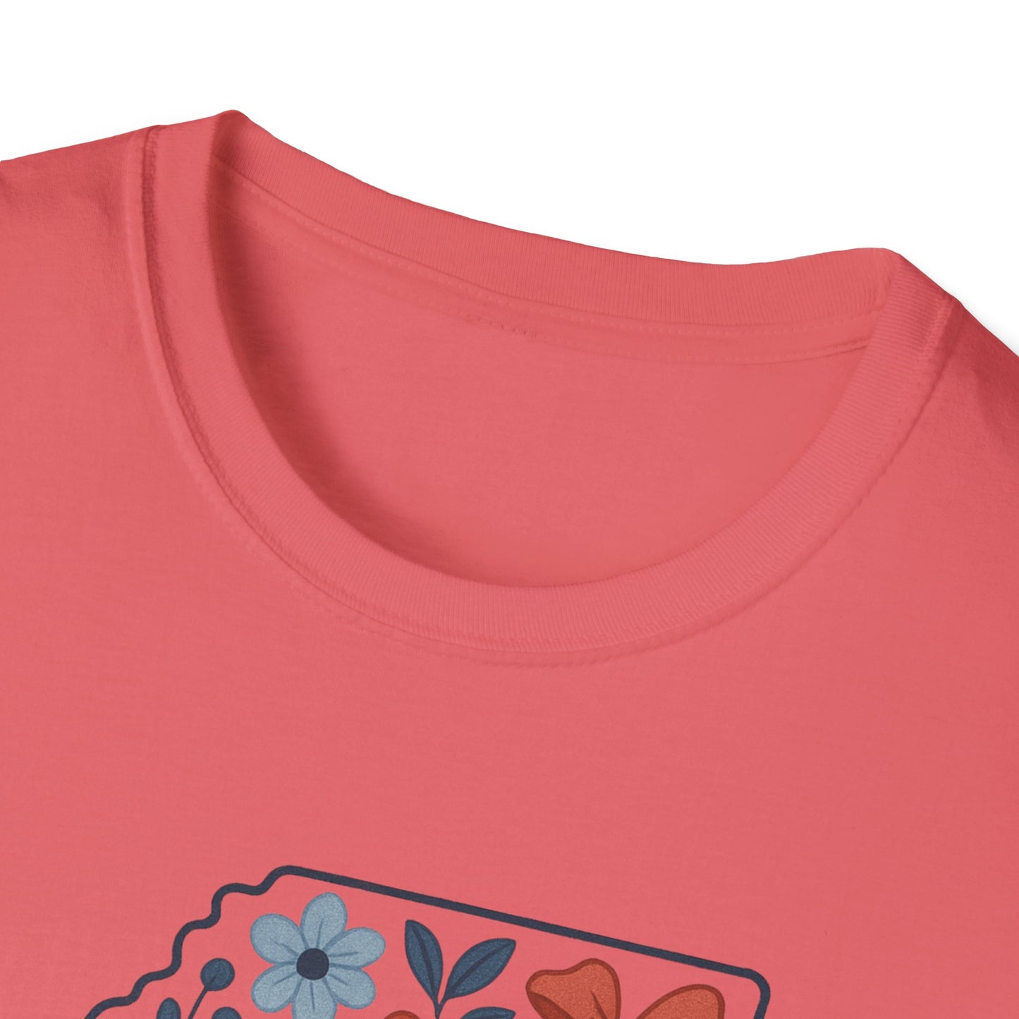 Mississippi Floral Unisex T-Shirt, Casual Tee, Gift for Her, Summer Apparel, Nature Lover Shirt, State Pride Clothing