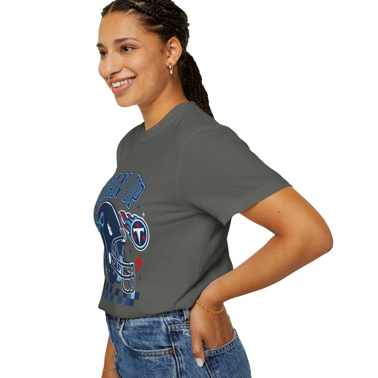 titan up tennessee Unisex Football Tee, Titan Up Shirt for Game Day, Casual Sportswear, Tailgating Apparel, Gift for Fans, Team Spirit Top