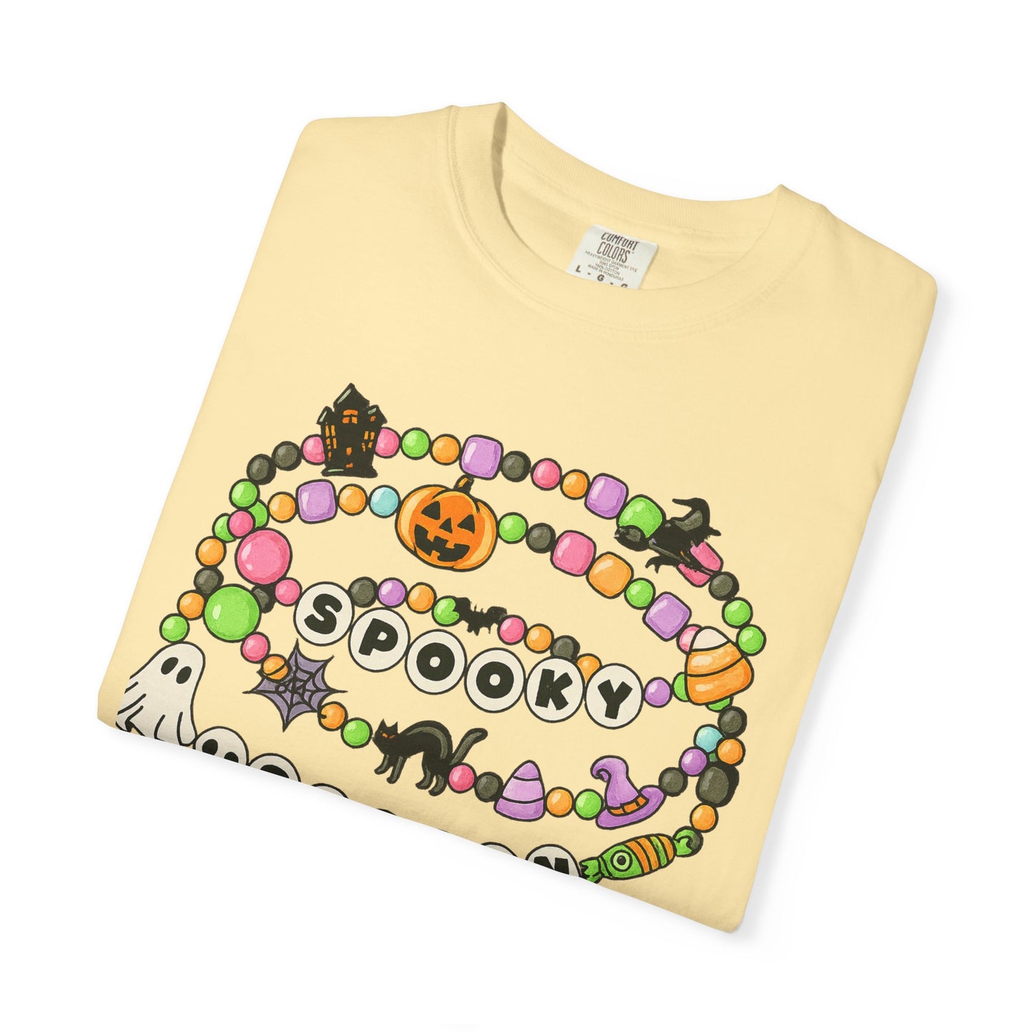Spooky Season Friendship Bracelet T-shirt | Halloween Fun, Unisex Tee