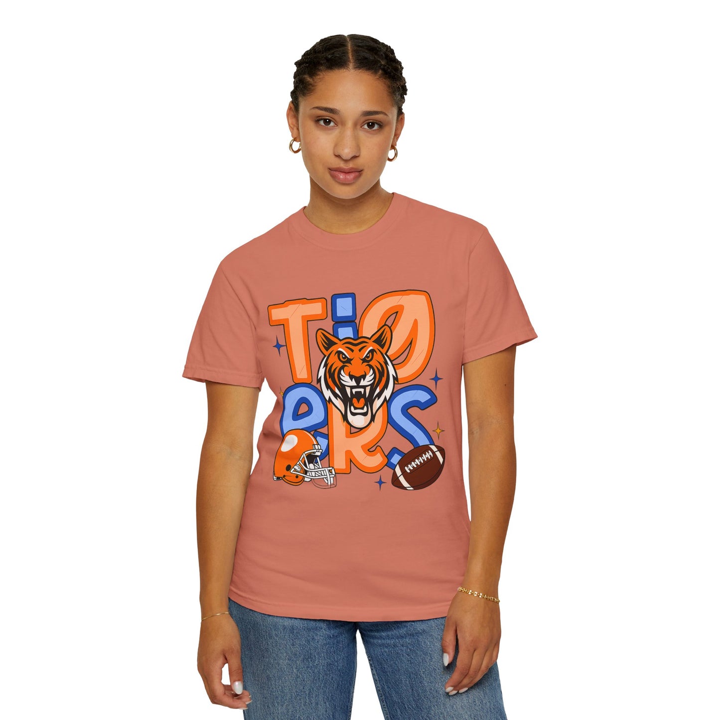 Tigers Unisex Garment-Dyed T-Shirt