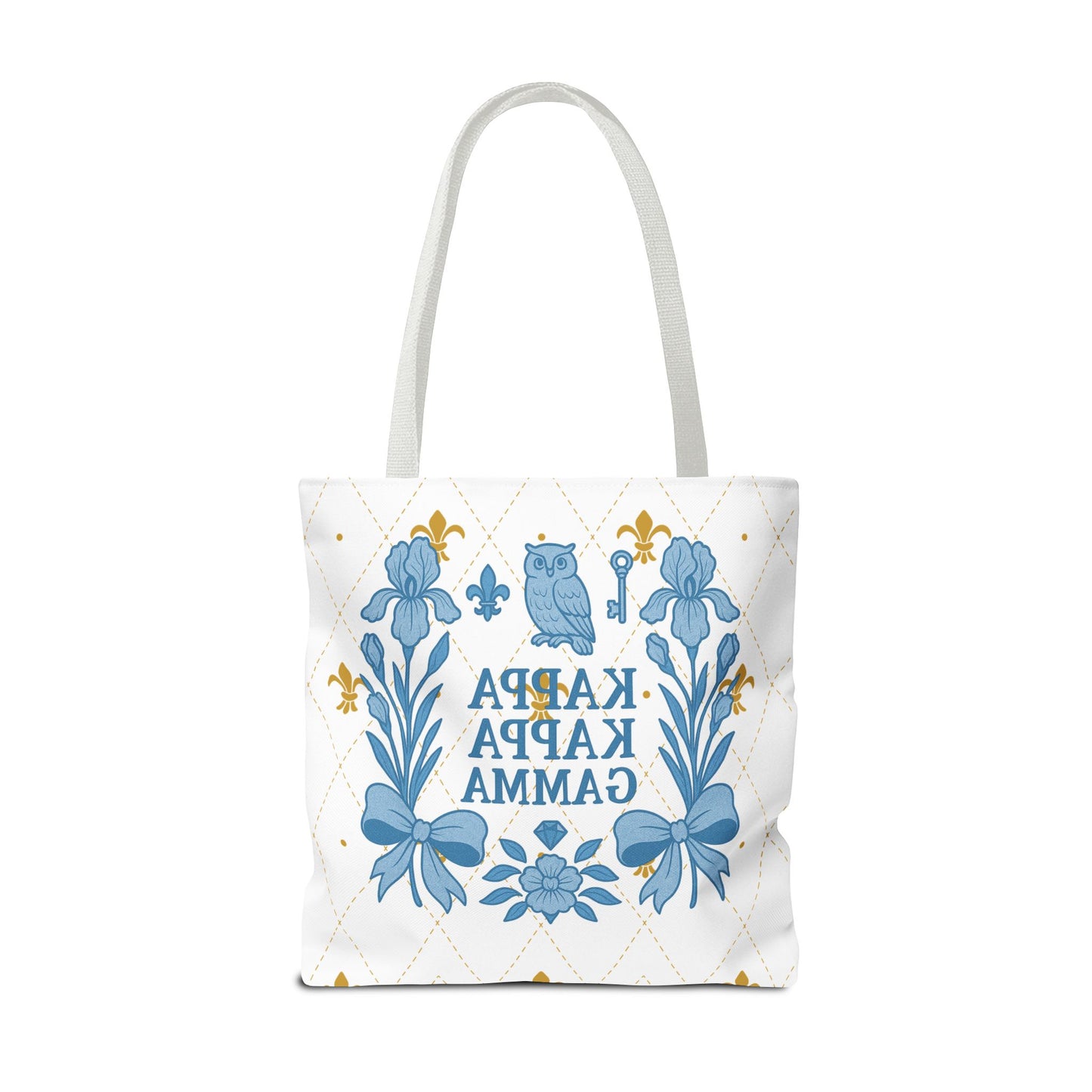 Floral KKG Sorority Tote Bag | College Student Gift, Event Tote