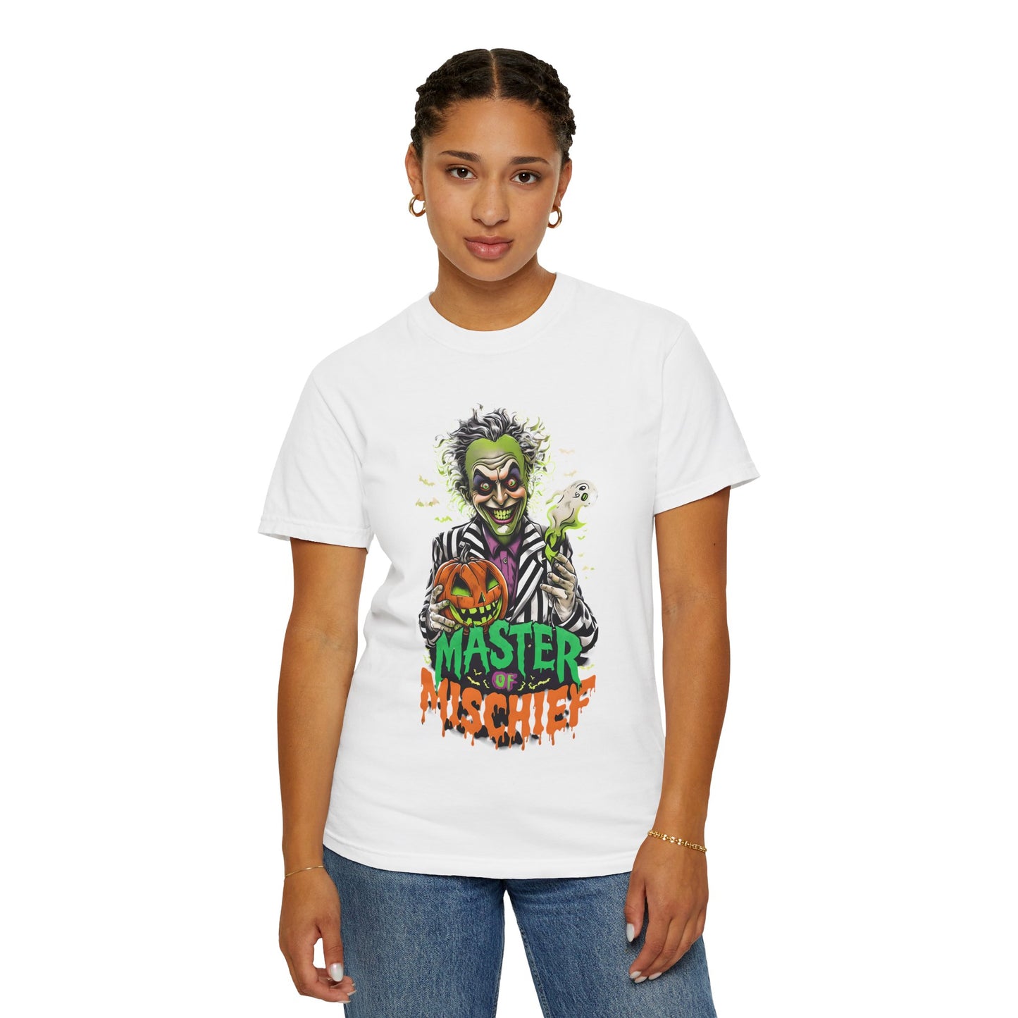 Master of Mischief Unisex T-Shirt, Halloween Party Shirt, Costume Tee, Spooky Gift, Fall Apparel, Graphic Tee
