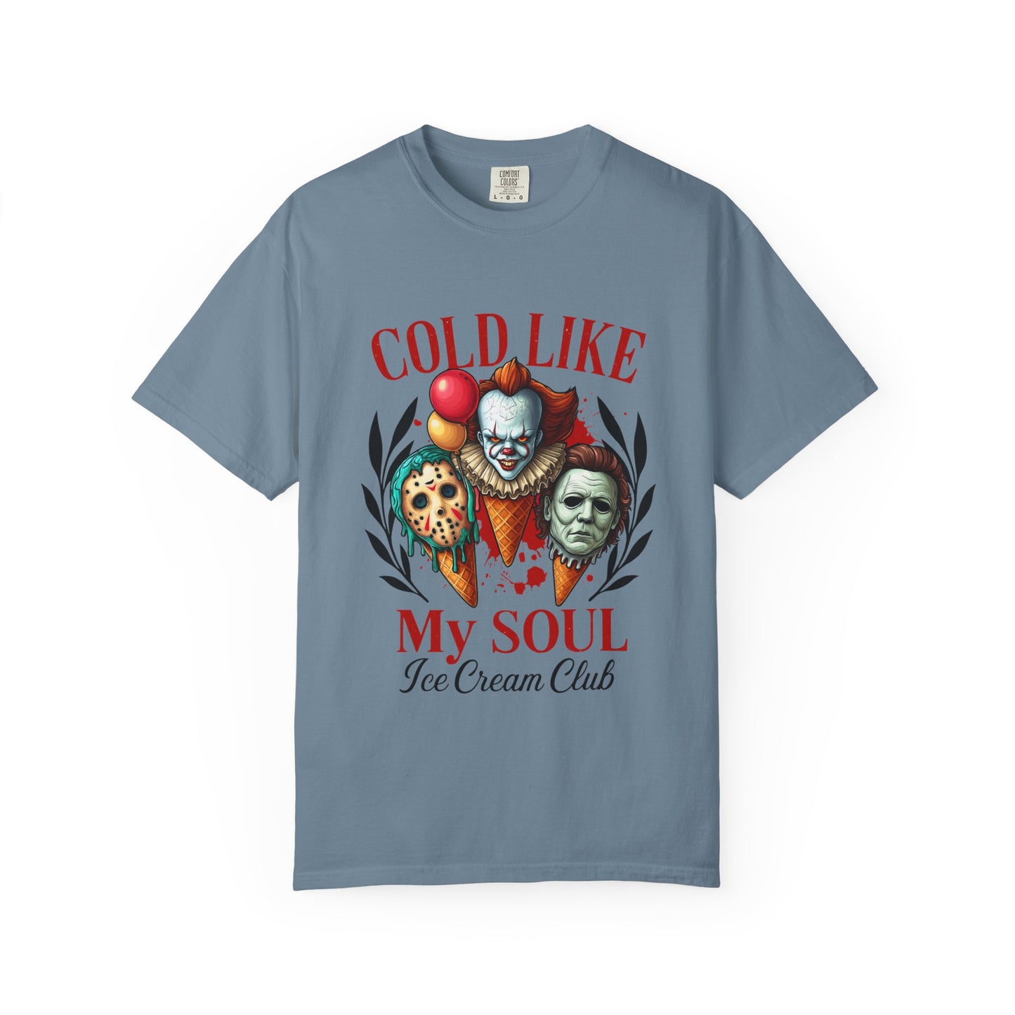 Chilling Soul T-Shirt, Vintage Horror Tee, Unisex Graphic Shirt, Ice Cream Lovers Gift, Fun Movie Merch