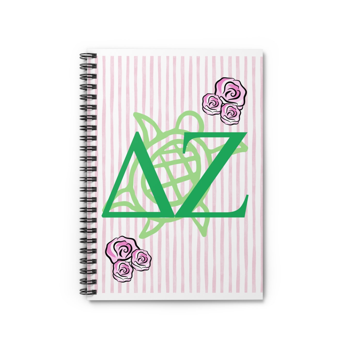DZ Personalized Floral Spiral Notebook - Ruled Line Journal
