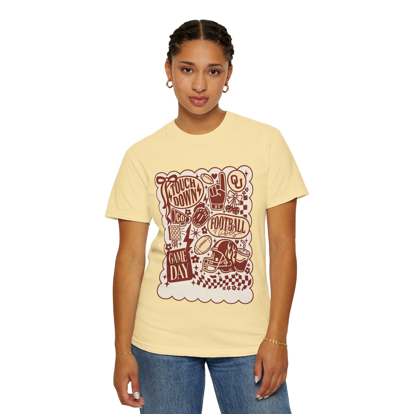 Touchdown Game Day Unisex T-shirt - Football Lover Tee, OkU Celebration