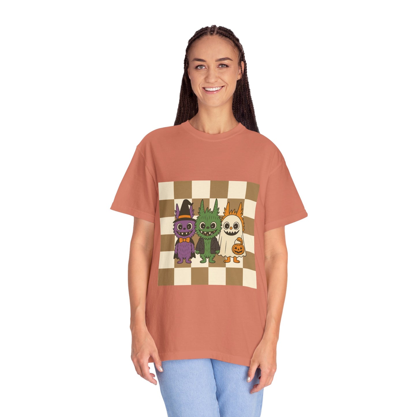 Cute Halloween Monster T-Shirt, Spooky Graphic Tee, Fall Apparel, Unisex Shirt, Trick or Treat, Halloween Party Outfit
