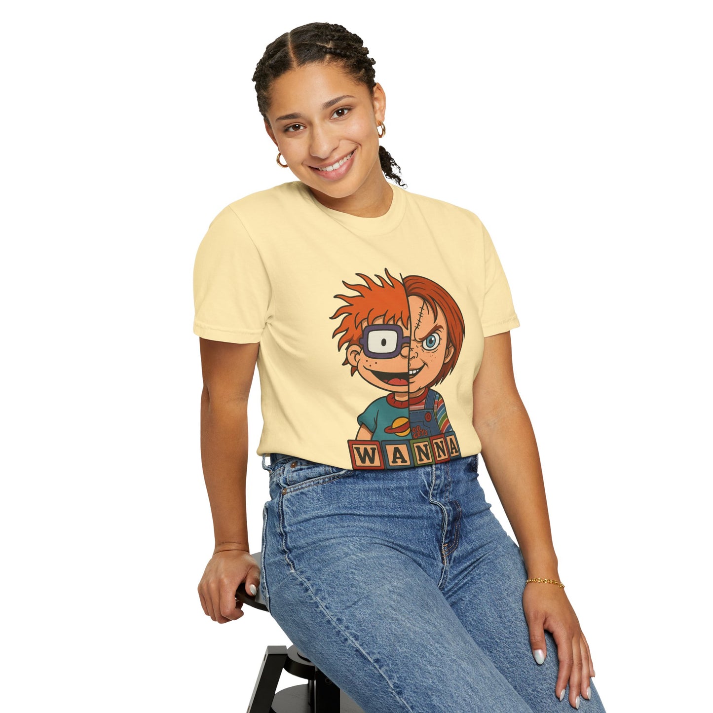 Two Faced Halloween Chucky-Inspired Unisex T-Shirt