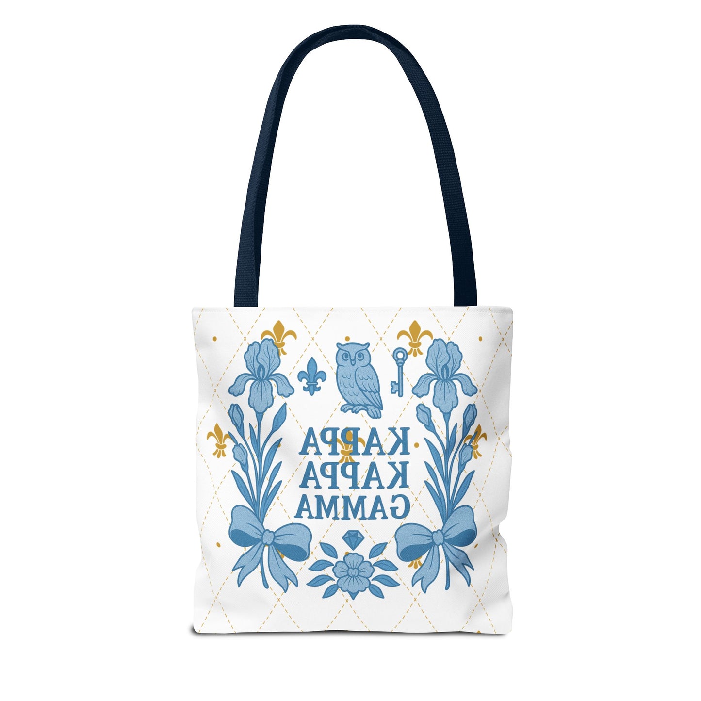 Floral KKG Sorority Tote Bag | College Student Gift, Event Tote