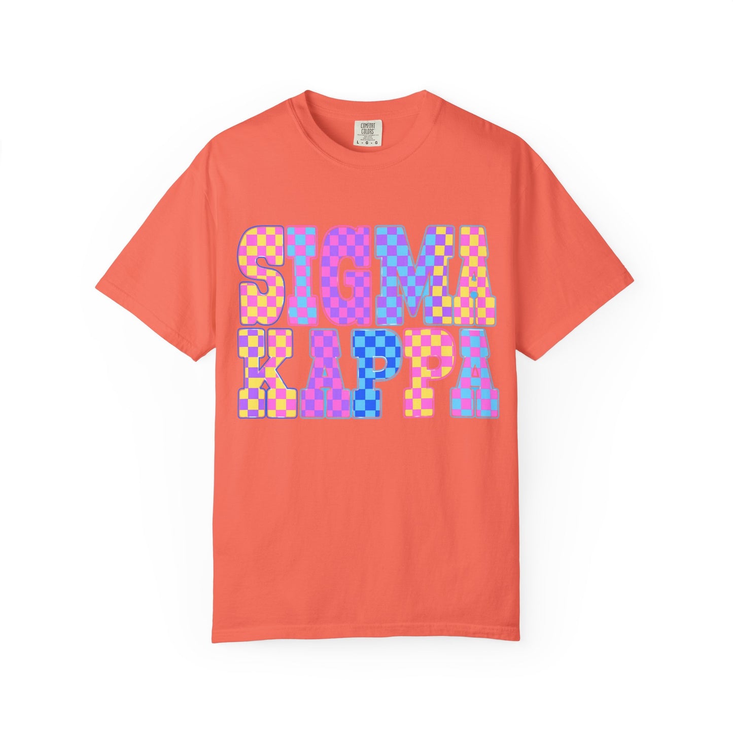 Colorful SigmaKappa T-Shirt - Unisex Garment-Dyed