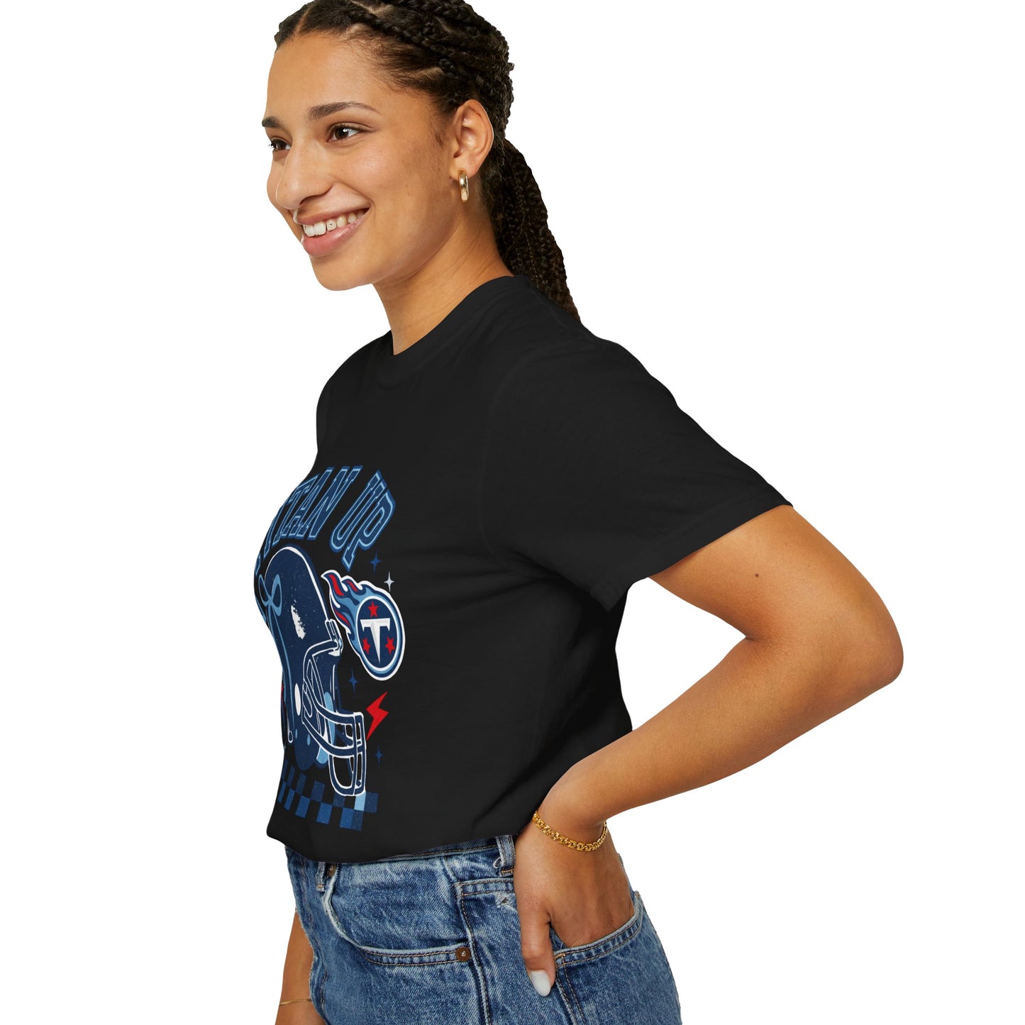 titan up tennessee Unisex Football Tee, Titan Up Shirt for Game Day, Casual Sportswear, Tailgating Apparel, Gift for Fans, Team Spirit Top