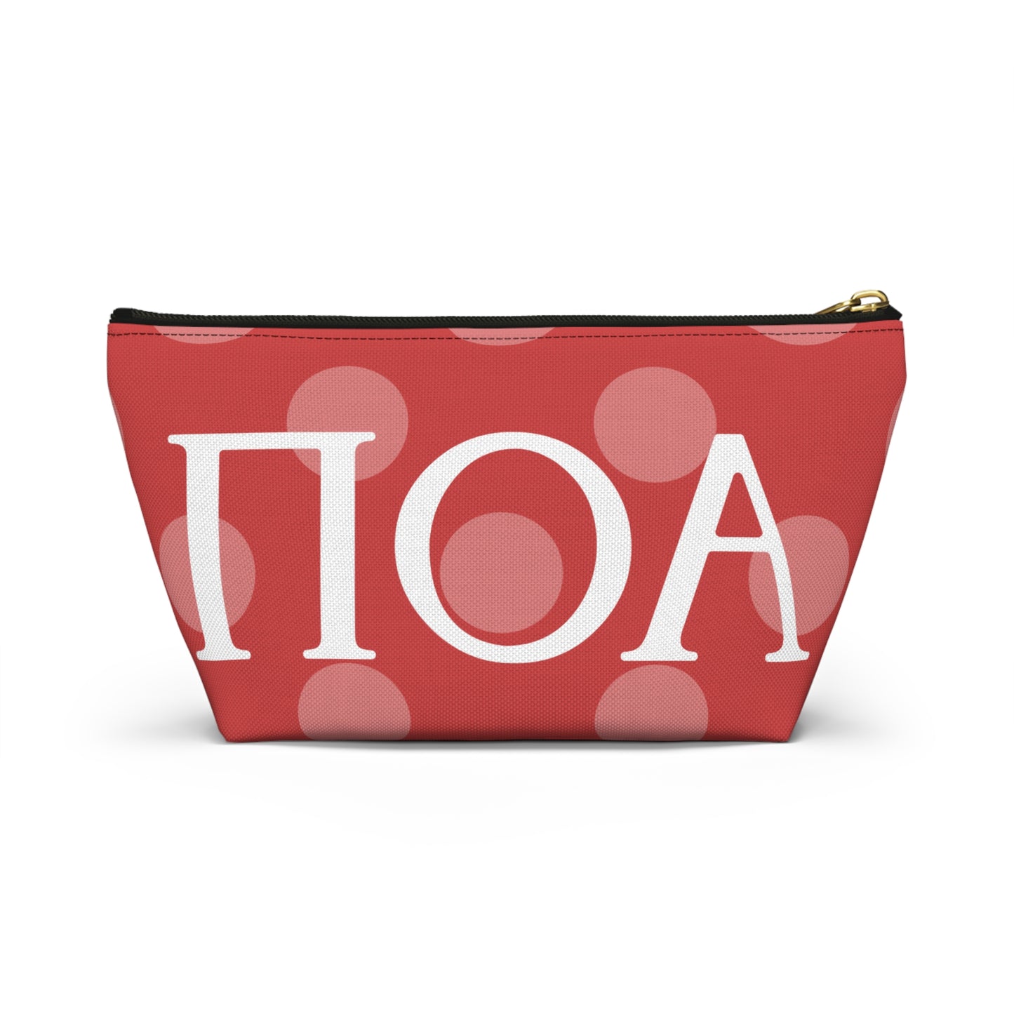 AOPI Chic Accessory Pouch, Personalized Makeup Bag, Fun Pencil Case, Stylish Travel Organizer, Unique Gift Idea, Sorority or College Essentials