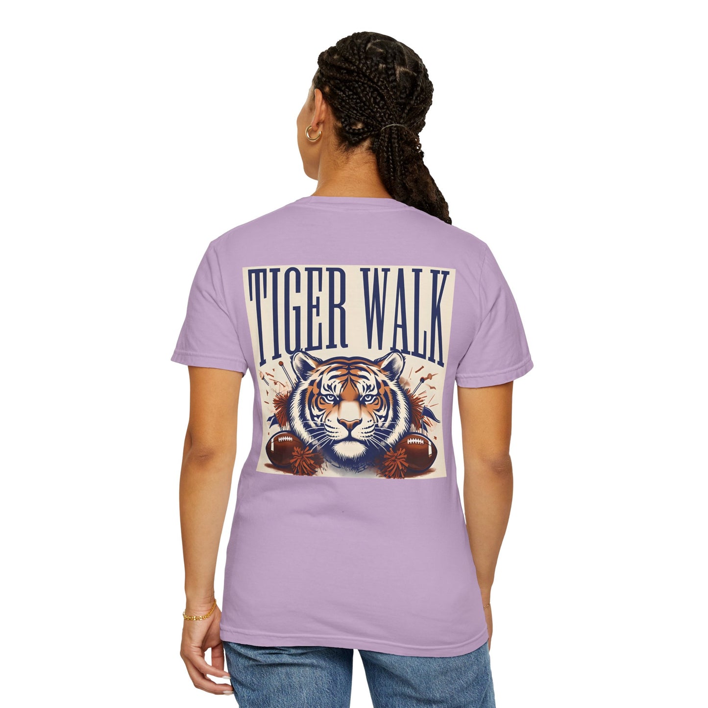 War Eagle Tiger Walk Unisex T-Shirt, Casual Tee, College Apparel, Game Day Shirt, Sports Fan Gear, Gift for Auburn Fans