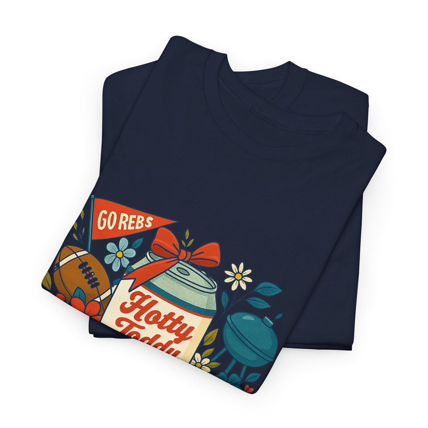 Hotty Toddy Heavy Cotton Tee - Unisex Graphic T-Shirt, Casual Wear, College Apparel, Gift for Students, Spring Break Fashion