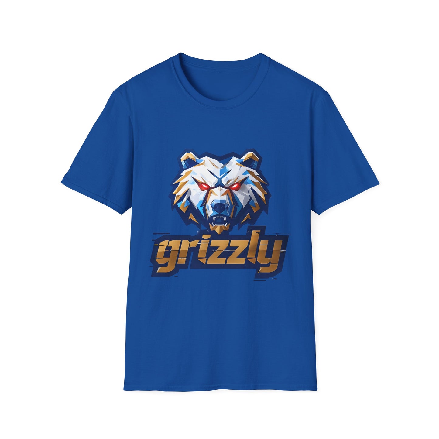 Grizzly Memphis Bear Graphic Tee, Unisex Softstyle T-Shirt, Memphis Basketball Fan, Memphis Grizz, 901, Go Grizz