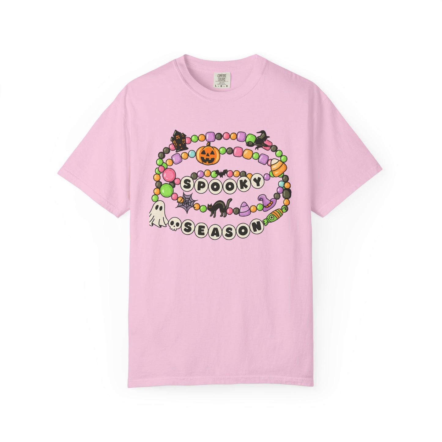Spooky Season Friendship Bracelet T-shirt | Halloween Fun, Unisex Tee