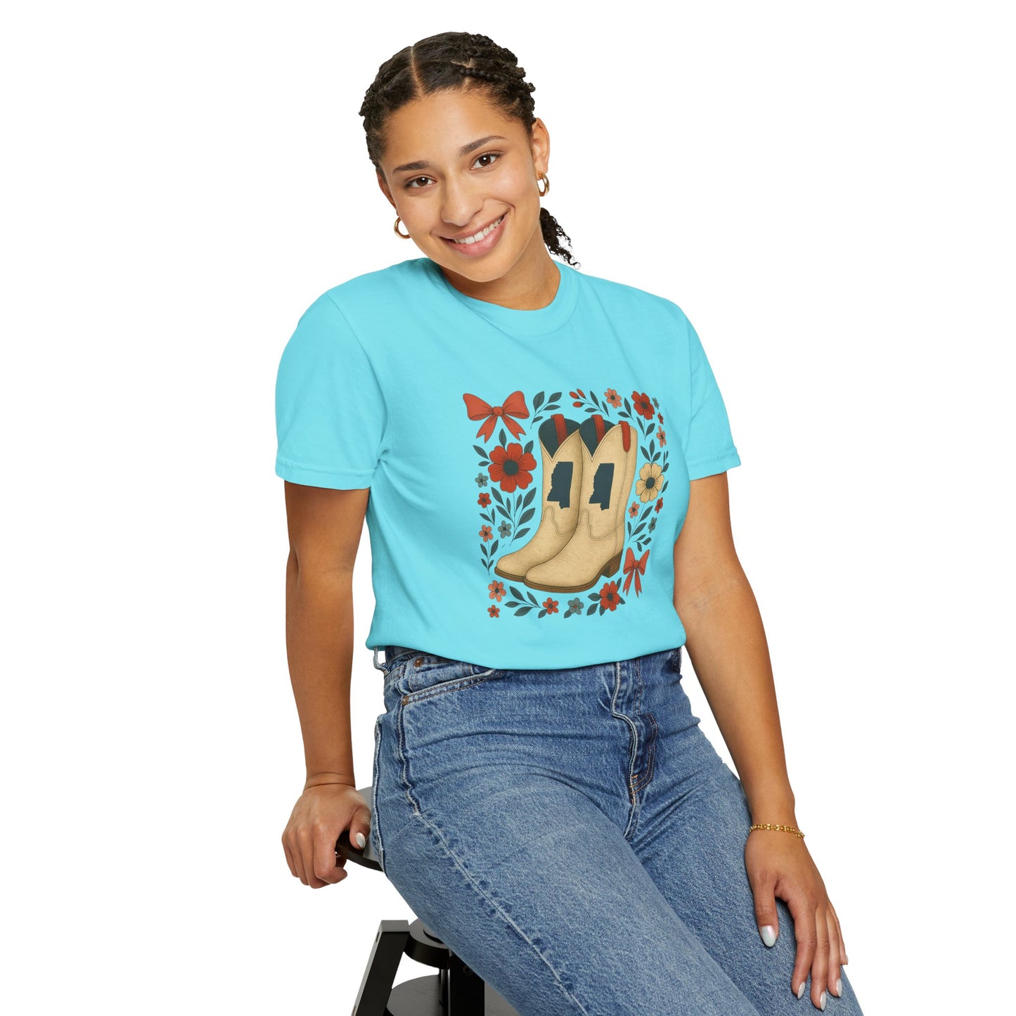 Mississippi Coquette Bow Unisex Tee - Ole Miss Fan Gift