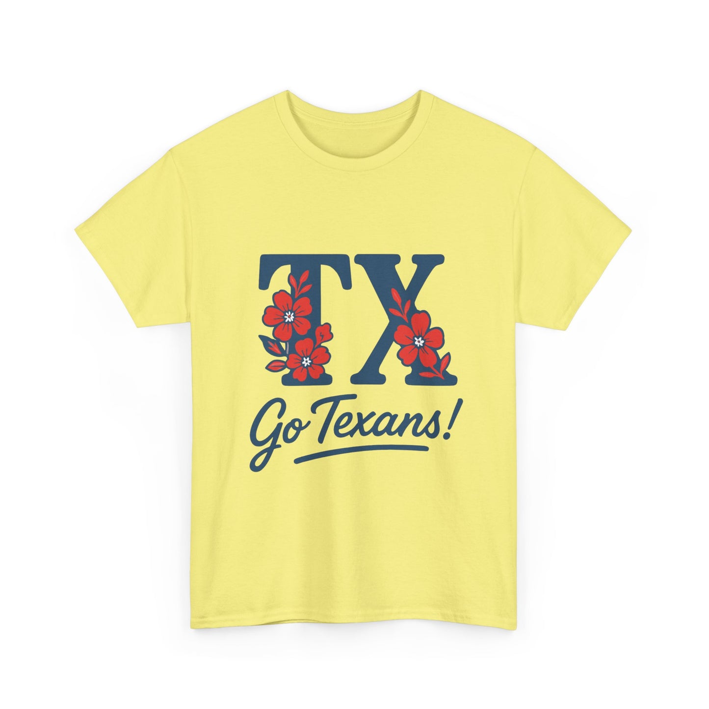 Texas Pride Unisex Cotton Tee | Go Texans! T-Shirt, Casual Wear, Game Day Shirt, Gift for Fans, Spring/Summer Style