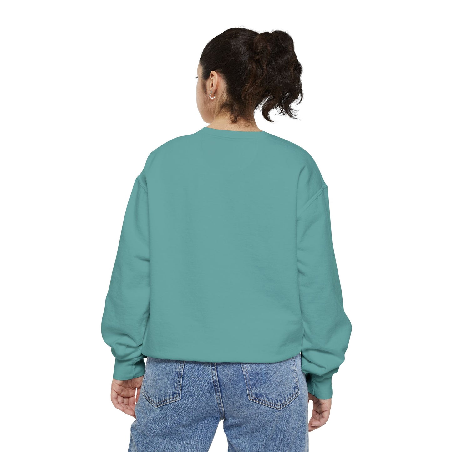 AlphaChi Garment-Dyed Sweatshirt, Sorority Sweatshirt, Personalized Gift, College Apparel, Comfortable Crewneck, Trendy Fashion