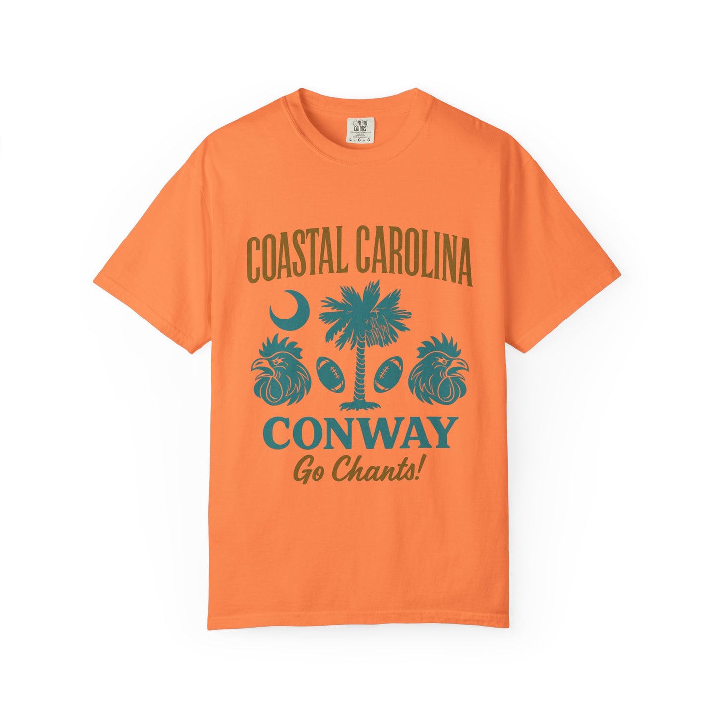 Go Chants T-Shirt, Unisex Garment-Dyed Tee, Beachwear, College Apparel, Summer Vibes