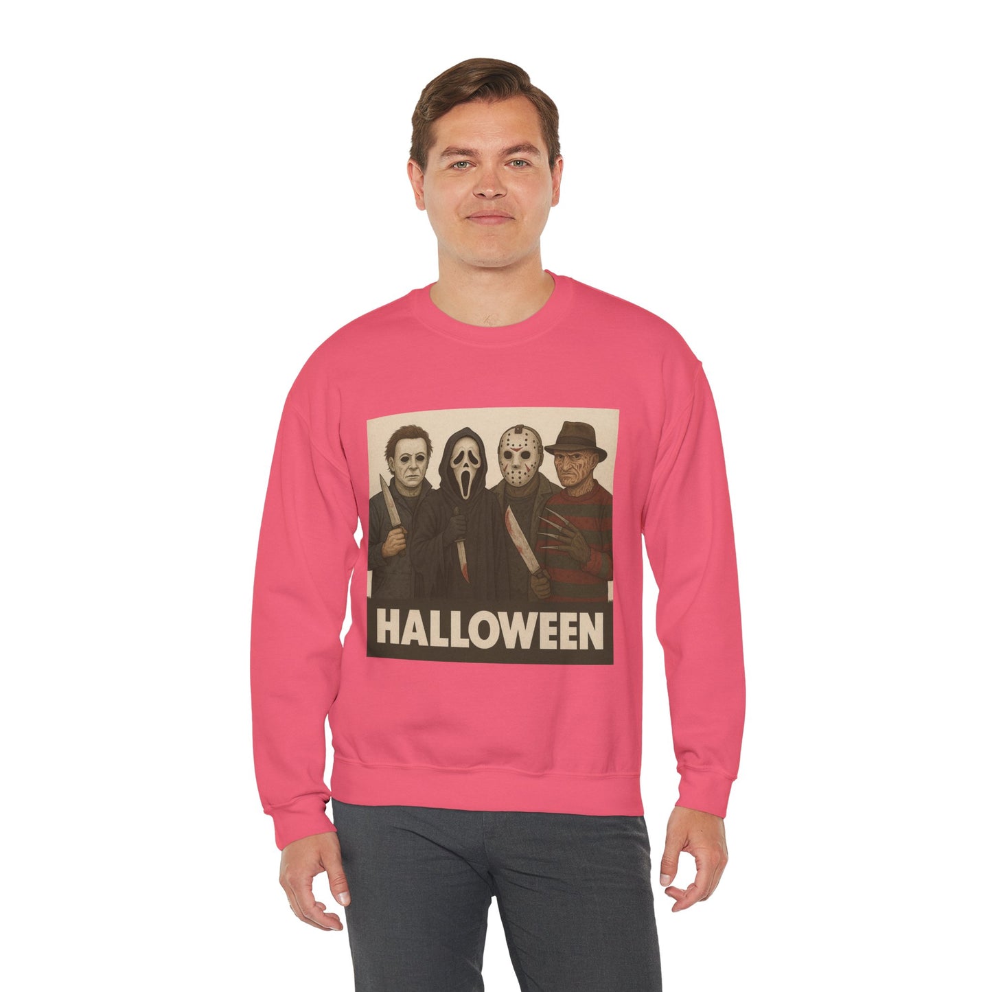 Spooky Movie Crewneck Sweatshirt - Halloween Horror Apparel