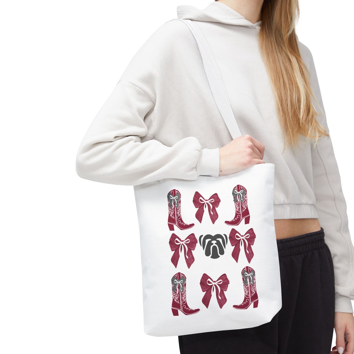 Msu bulldogs tote bag, mississippi state gift, mississippi fan gift, msu alumni, go dogs, starkville mississippi, graduation gift, msu game day tote bag