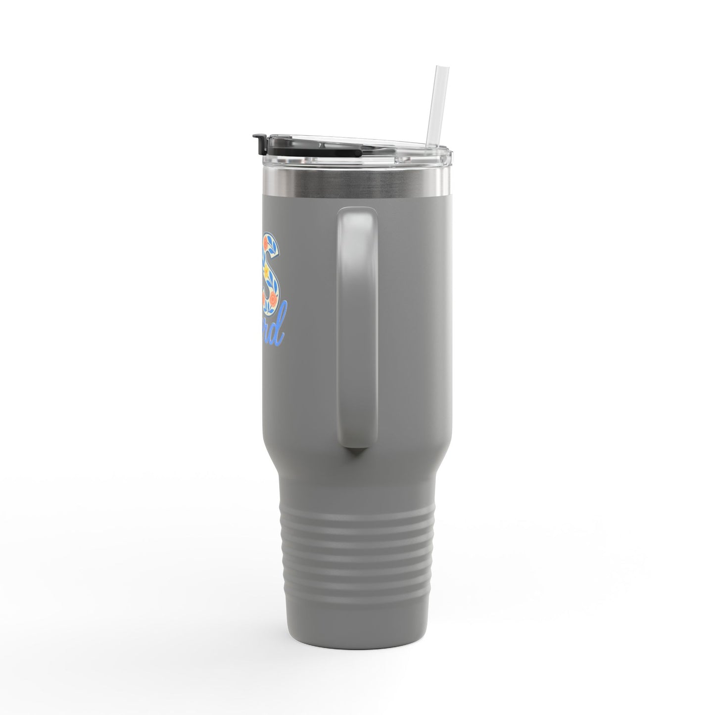 Floral Insulated Travel Mug-40 oz., Oxford, MS Design