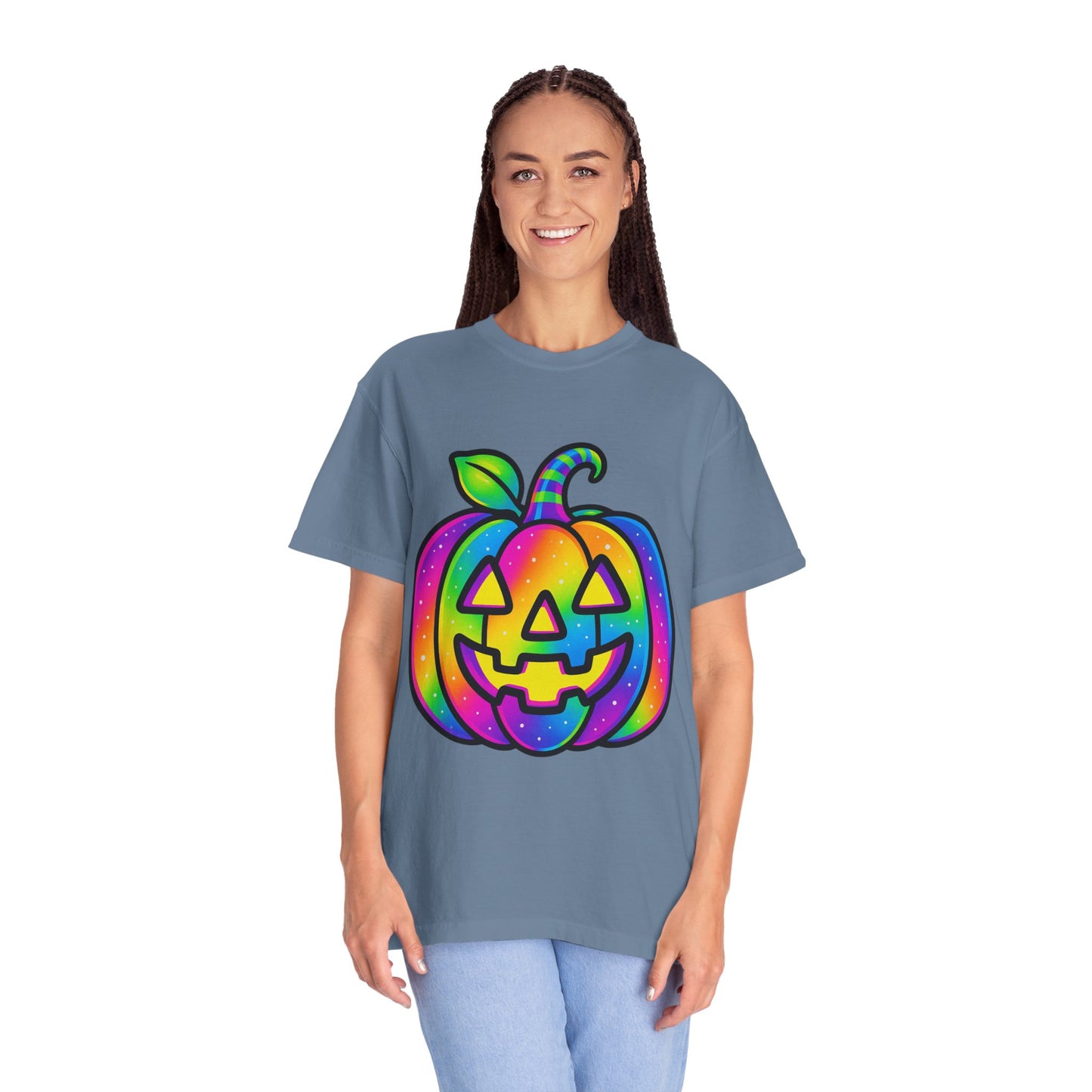 Colorful Pumpkin T-shirt for Halloween
