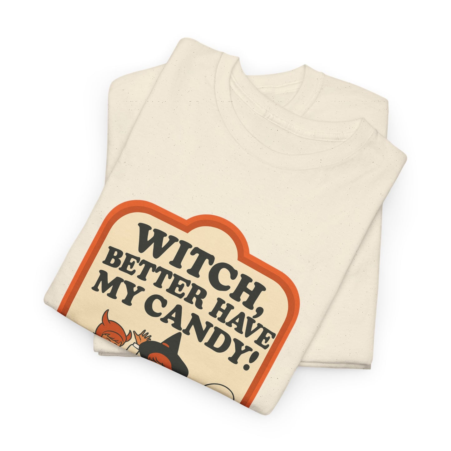 Halloween Witch Candy Tee - Unisex Cotton Shirt
