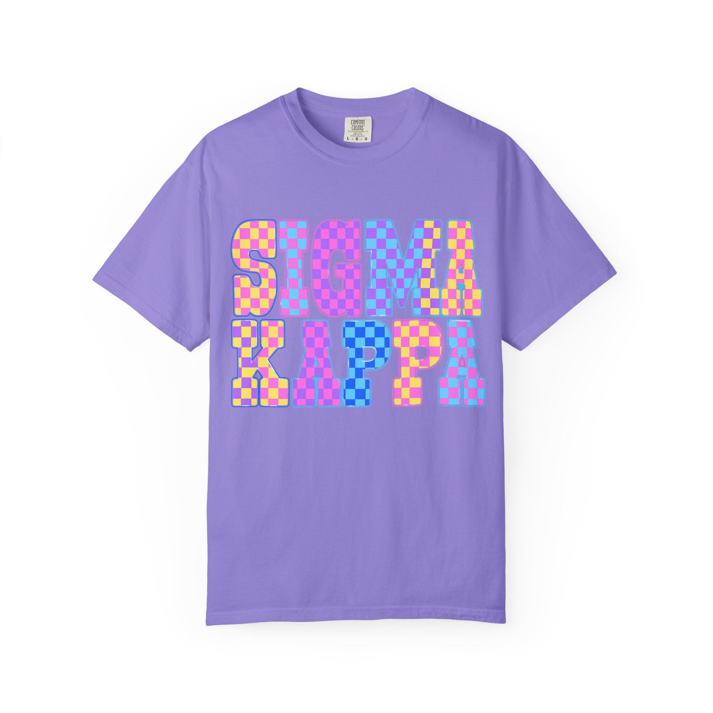 Colorful SigmaKappa T-Shirt - Unisex Garment-Dyed