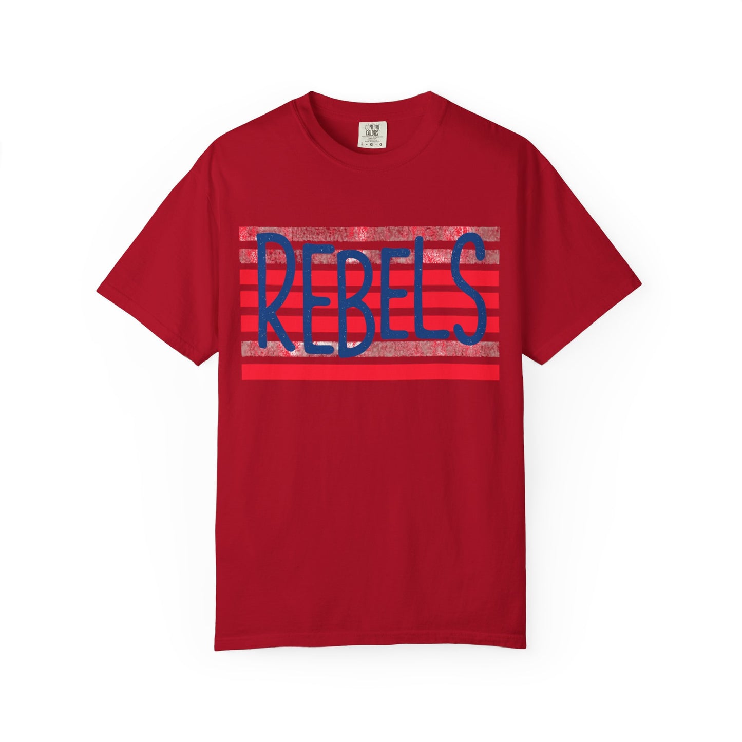 Rebels T-Shirt, Vintage Style Tee, Unisex Graphic Shirt, Summer Fashion, Independence Day Apparel, Football Game Day, Hotty Toddy