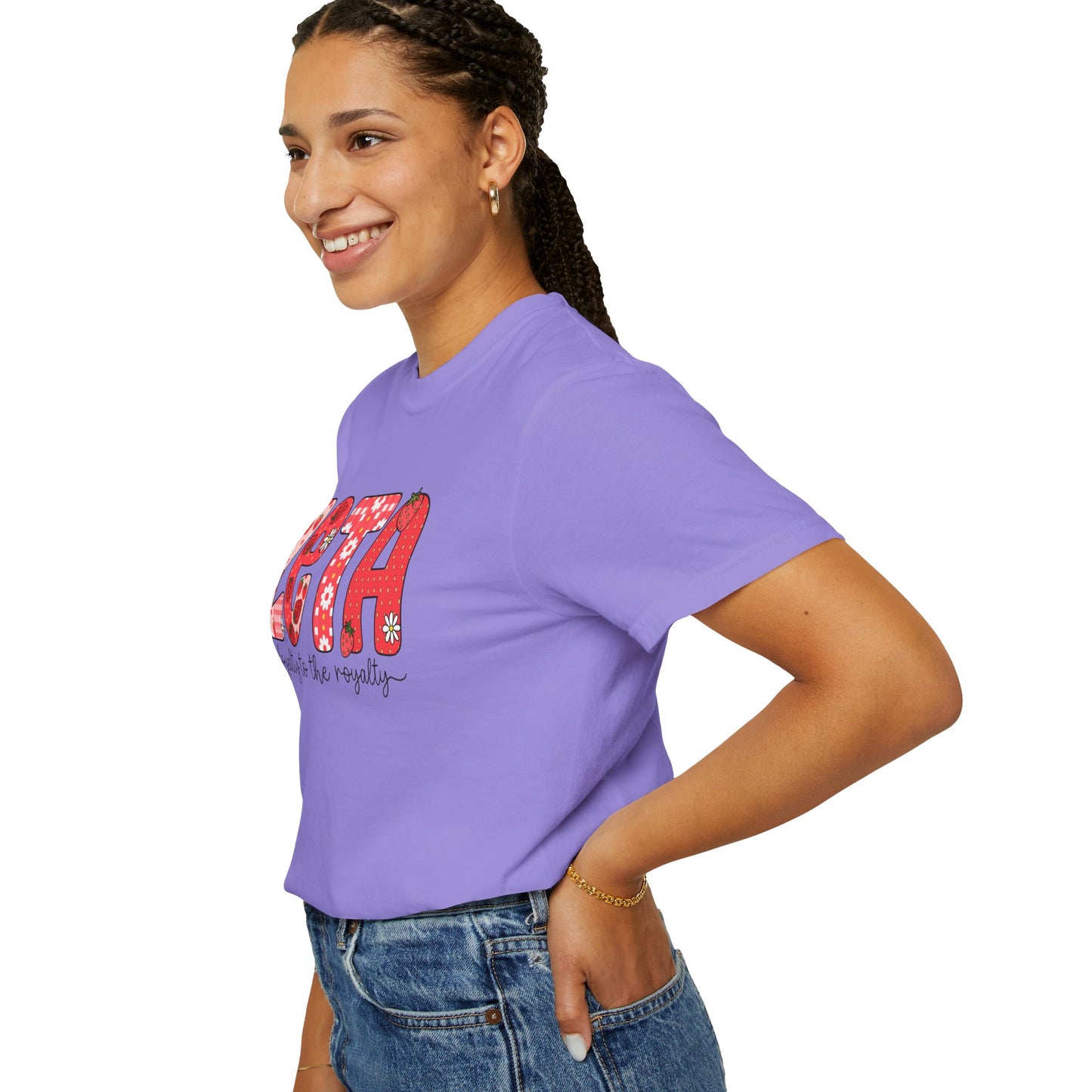 ZTALoyalty T-Shirt, Unisex Garment-Dyed Tee, Perfect for Sorority Events, Greek Life Apparel, Custom Festive Shirt, Everyday Casual Wear