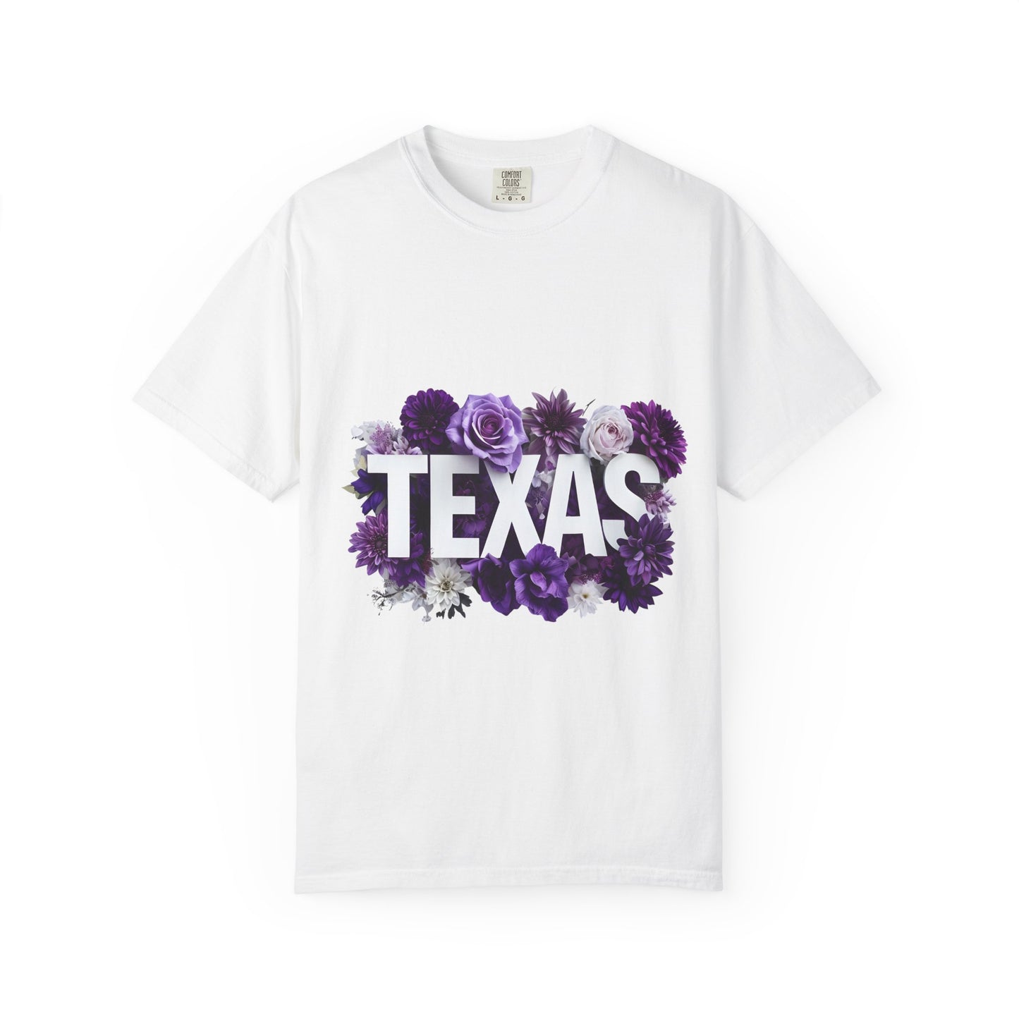 Texas Floral T-Shirt, Unisex Aesthetic Tee, Summer Outfit, Gift for Texan, Casual Style Shirt, Travel Souvenir Shirt