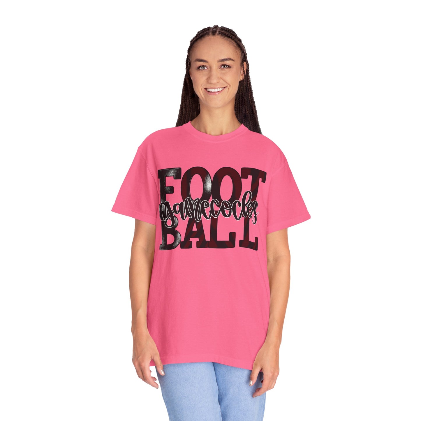 Game Day Football Tee - Unisex Garment-Dyed T-shirt for Fans