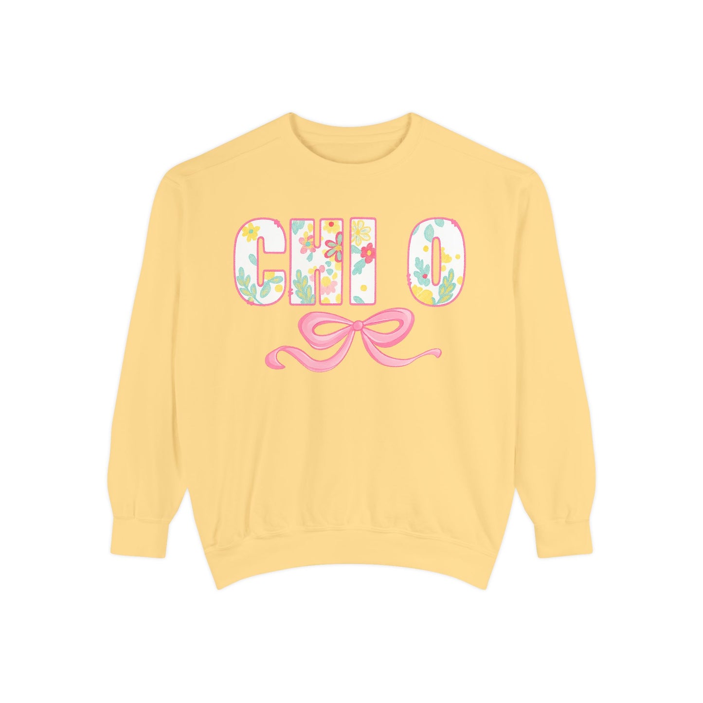 Colorful Floral Chill O Unisex Sweatshirt | Spring Fashion, Gift for Her
