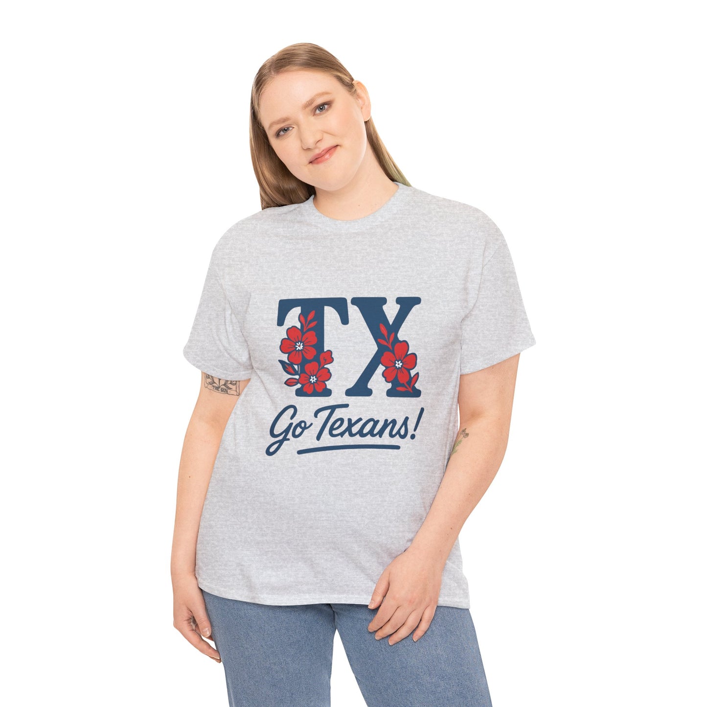 Texas Pride Unisex Cotton Tee | Go Texans! T-Shirt, Casual Wear, Game Day Shirt, Gift for Fans, Spring/Summer Style