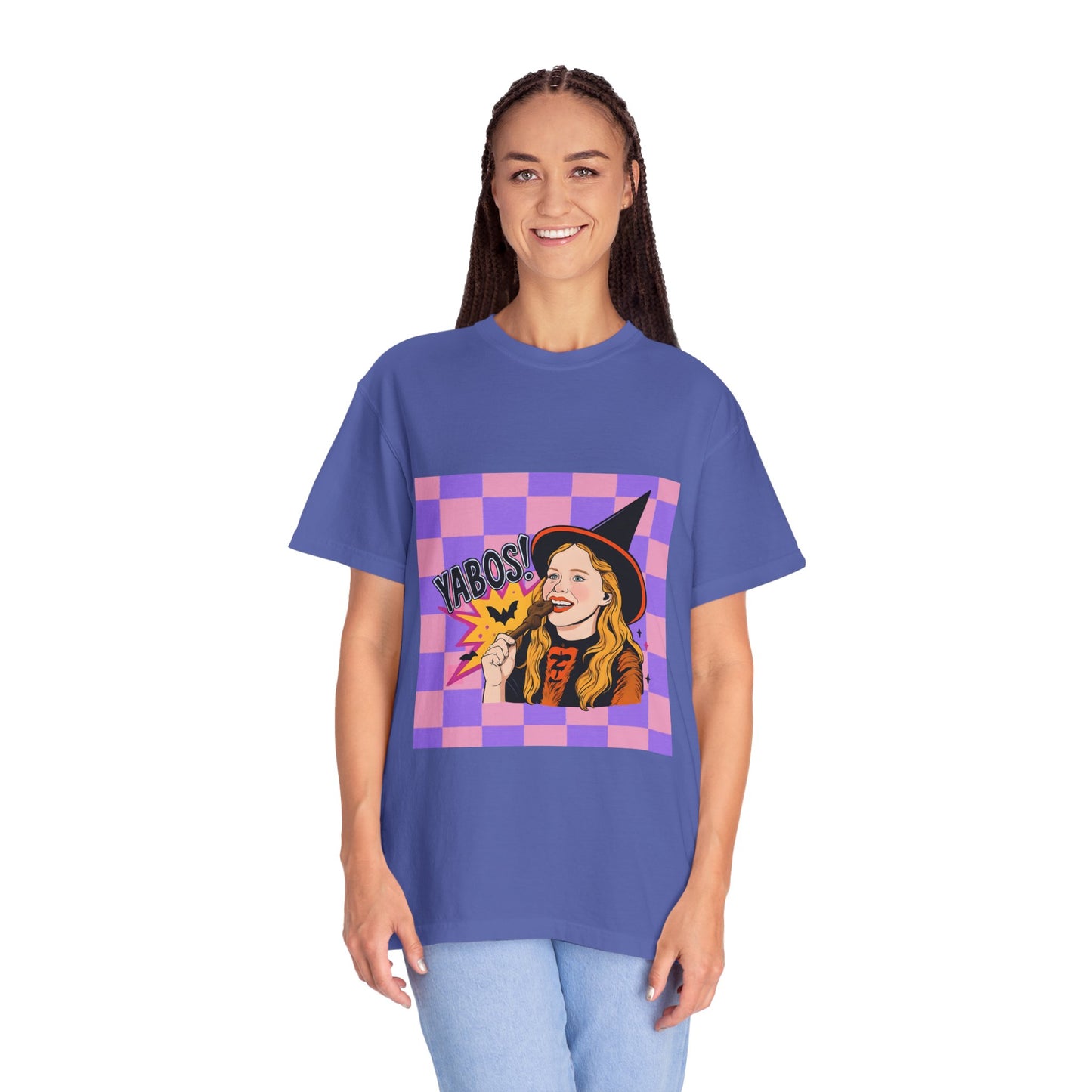 Witchy Vibes T-shirt - Yabos Graphic Tee, Cute Halloween Shirt, Unisex Funny Costume Top, October Celebration Attire, Gift for Witch Lovers