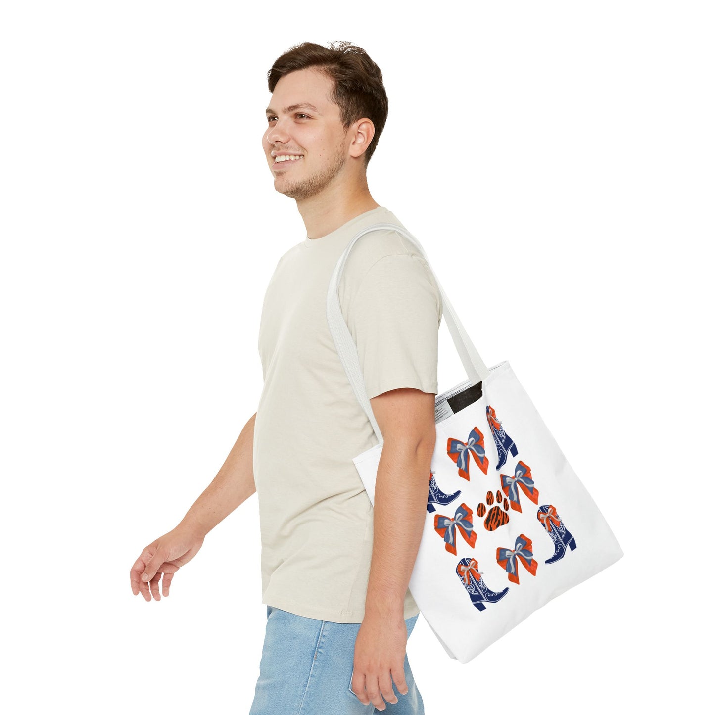 Au Tigers Spirit Tote Bag, Cute Accessories, Back to School, Gift for Sports Fans, Cheerleading Team Bag, war eagle, go tigers, auburn game day, auburn fan gift, graduation gift, auburn alumni