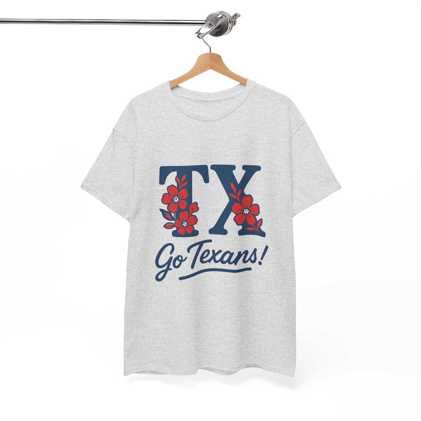 Texas Pride Unisex Cotton Tee | Go Texans! T-Shirt, Casual Wear, Game Day Shirt, Gift for Fans, Spring/Summer Style
