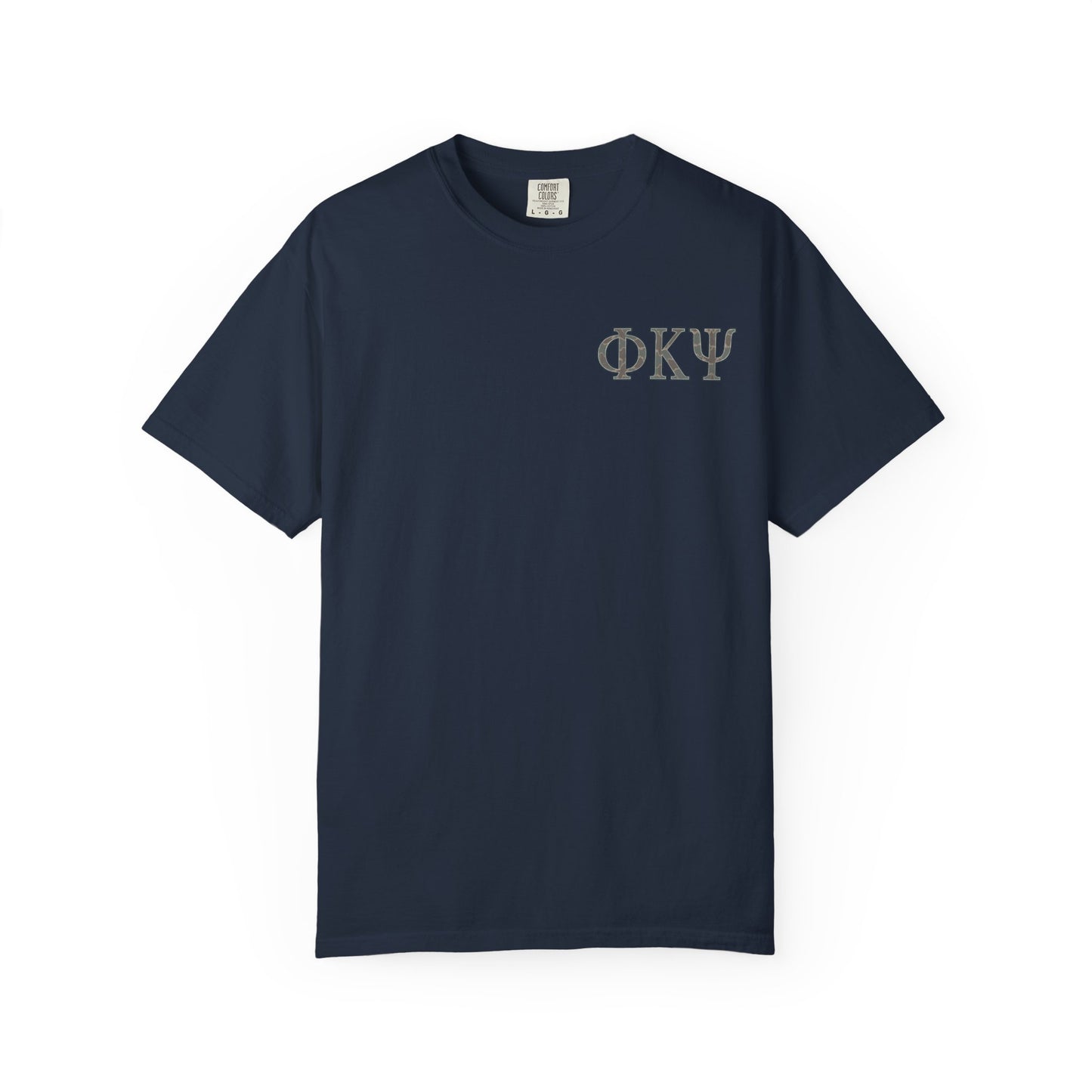 Unisex Garment-Dyed T-shirt with PiKappaPsi Design, Casual Tee, College Apparel, Greek Life Shirt, Unique Gift, Brotherhood T-shirt