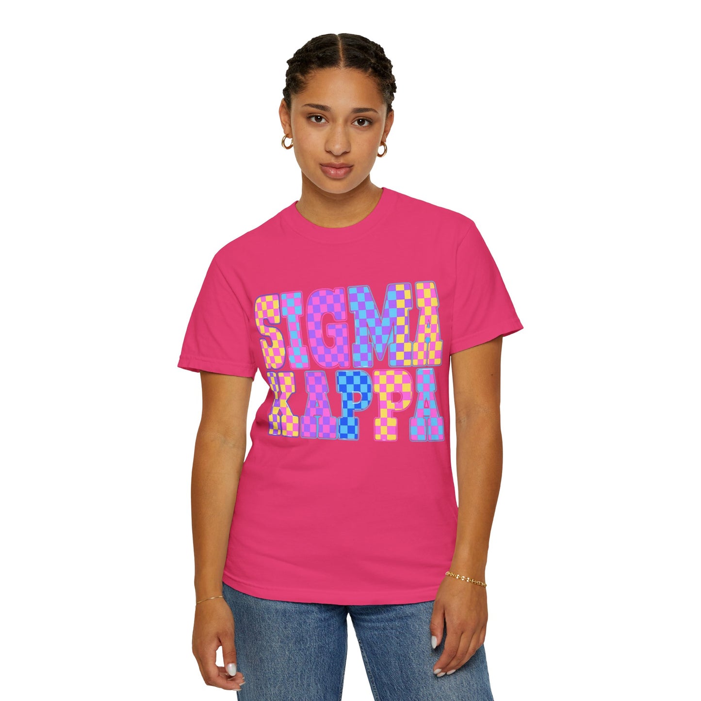 Colorful SigmaKappa T-Shirt - Unisex Garment-Dyed