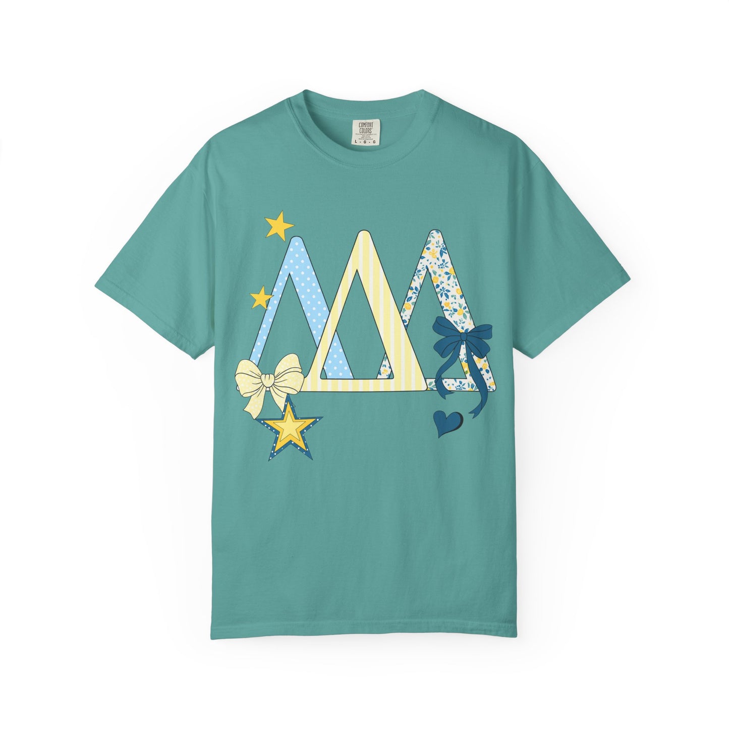 Whimsical yellow and blue Graphic T-Shirt