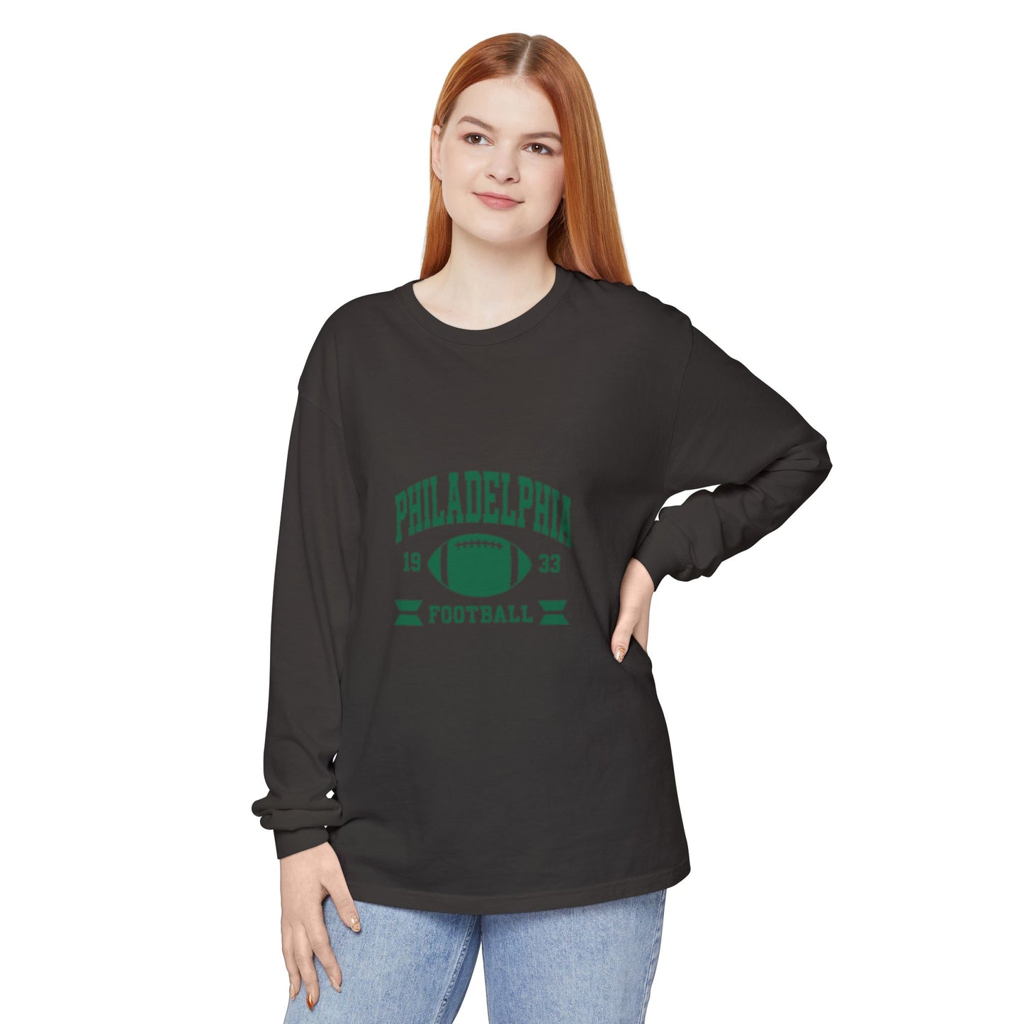 Vintage Philadelphia Football Long Sleeve T-Shirt