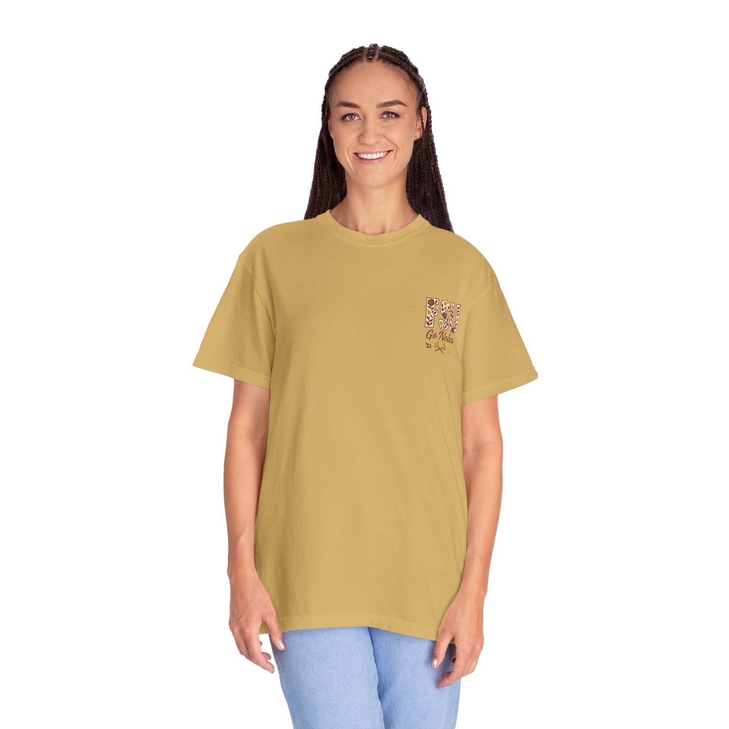 Tomahawk Nation T-Shirt, Unisex College Football Tees, Garment-Dyed Fan Apparel, Go Noles Spirit Wear, Game Day Outfit