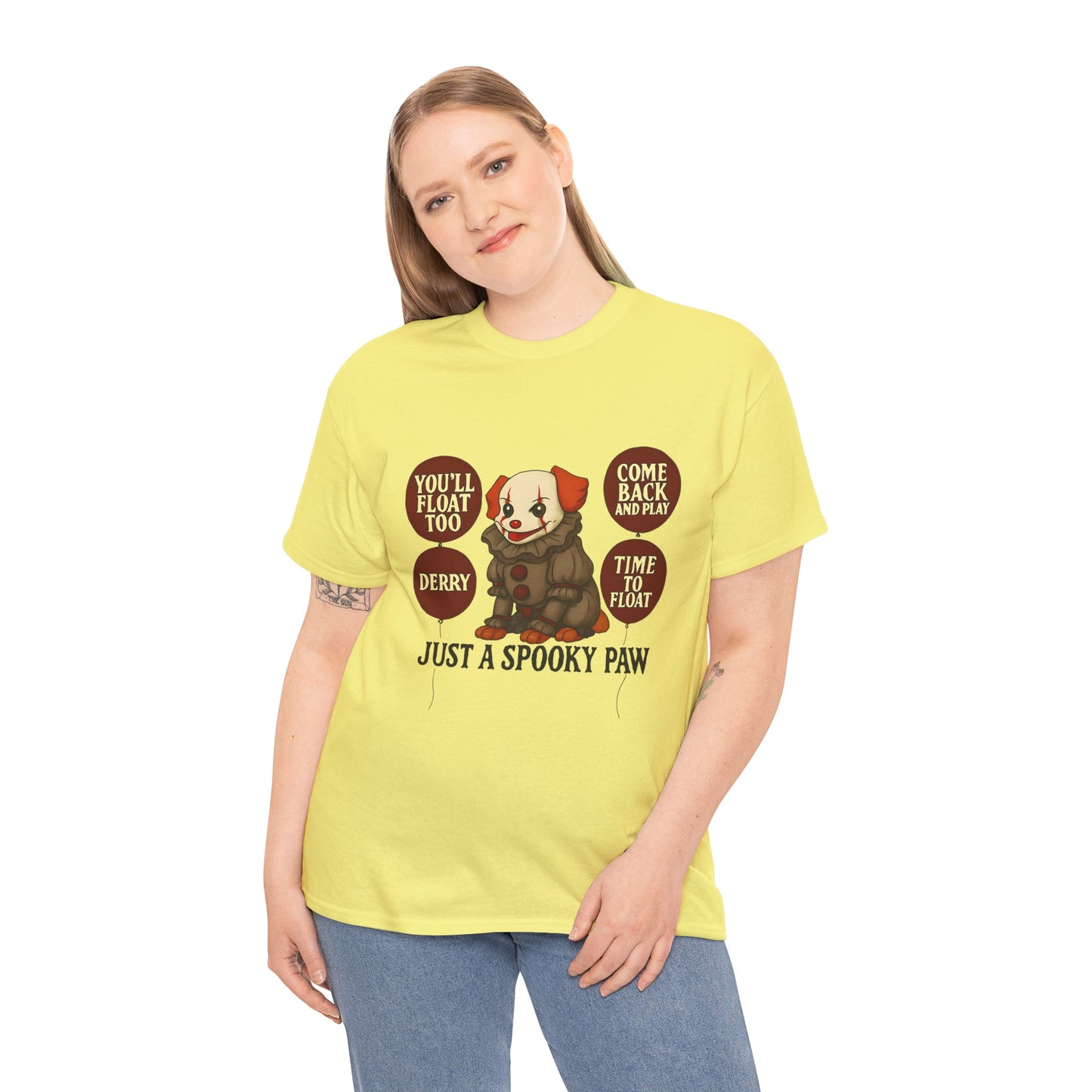 Spooky Dog Tee Clown Pup Pennywise