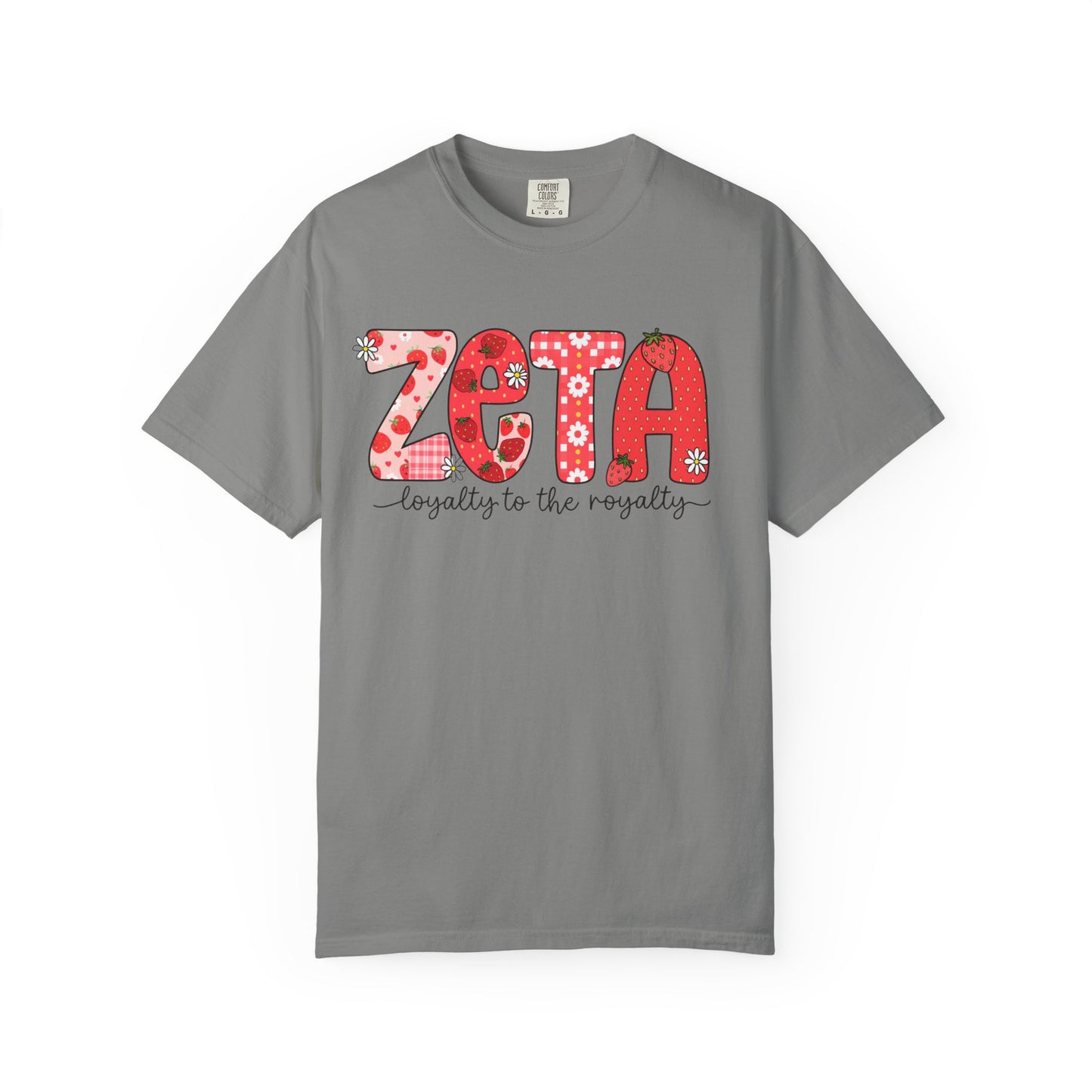 ZTALoyalty T-Shirt, Unisex Garment-Dyed Tee, Perfect for Sorority Events, Greek Life Apparel, Custom Festive Shirt, Everyday Casual Wear