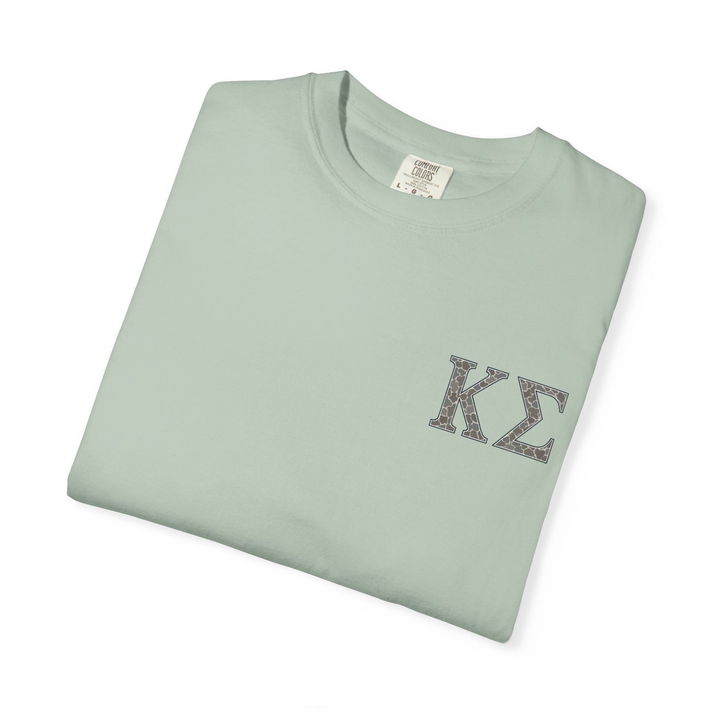 Kappa Sigma Garment-Dyed Unisex T-Shirt, Casual Wear, Greek Life Apparel, College Student Gift, Comfy Streetwear